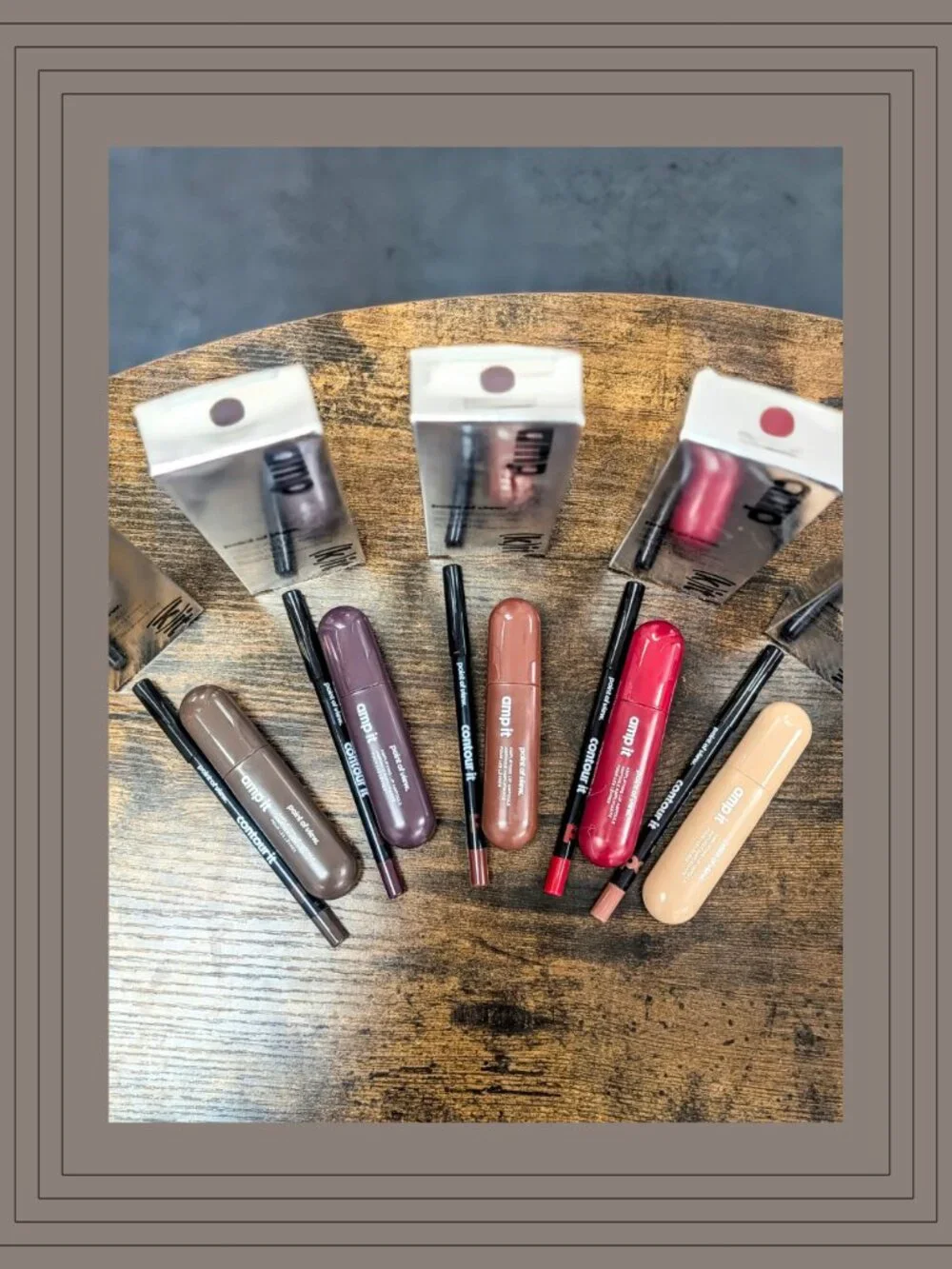 POV Amp It Lip Liner + Ampoule Gloss 5-Pack Bundle